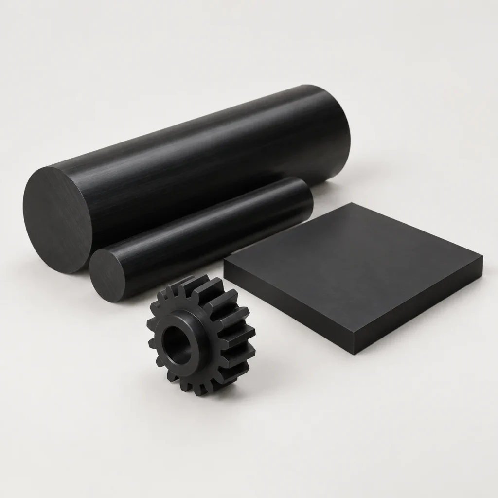 AI-generated POM / Acetal engineering plastic stock illustration